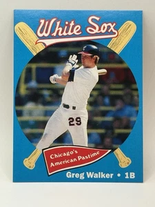 1989 Coca-Cola Chicago White Sox - Greg Walker #27 - Picture 1 of 2