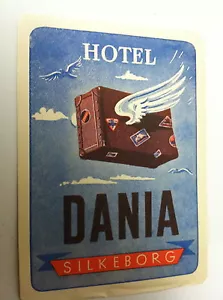 PEGATINA DE VIAJE HOTEL DANIA SILKEBORG - Imagen 1 de 1