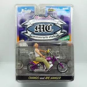 JADA TOYS HOMIE ROLLERZ MC MOTORCYCLE CLUB CHANGO and APE HANGER PURPLE 1:24 - Picture 1 of 6