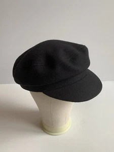 Isabel Marant Evie Cap 57 M VGC Hat wool cashmere RRP £175 black Paper boy - Picture 1 of 8