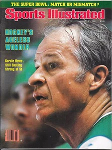 Sports Illustrated 1980 GORDIE HOWE Hartford Whalers NHL WHA Hockey NO LABEL - Picture 1 of 4