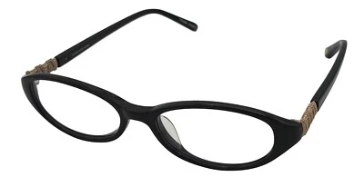 Marco de gafas de plástico Jones New York rectangular de cuerno negro para mujer J745 51 mm Foto 1 de 4