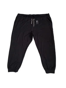 Pantalones deportivos JP 1880 para hombre grandes y altos con cordón cintura negros 5X-grandes - Imagen 1 de 7