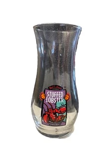 Vintage Red Lobster Hurricane Glass (Stuffed Lobster) - Picture 1 of 1