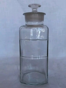 Antique Apothacary Jar 10in Tall 3.5in Wide - Picture 1 of 4