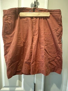 Arrow Mens Brick Red Cotton Shorts Size 36 - Picture 1 of 4