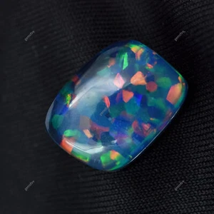 Piedra preciosa suelta natural ópalo multicolor talla elegante de 11,75 quilates CERTIFICADA - Imagen 1 de 12