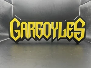 Gargoyles Logo Schild Display | 3D Wand Schreibtisch Regal Kunst - Bild 1 von 4