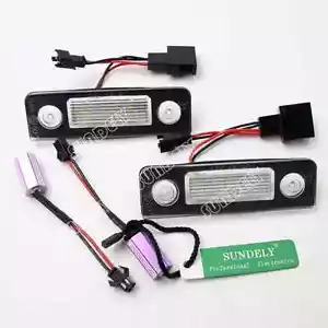 US Error Free LED LICENSE PLATE LIGHT For Skoda Octavia 2008 & Facelift Roomster - Picture 1 of 4