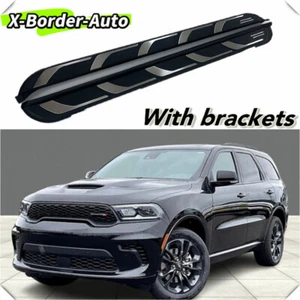 2PC Running Boards Side Steps Nerf Bars Only Fits For Dodge Durango 2018-2025 GT - Foto 1 di 11