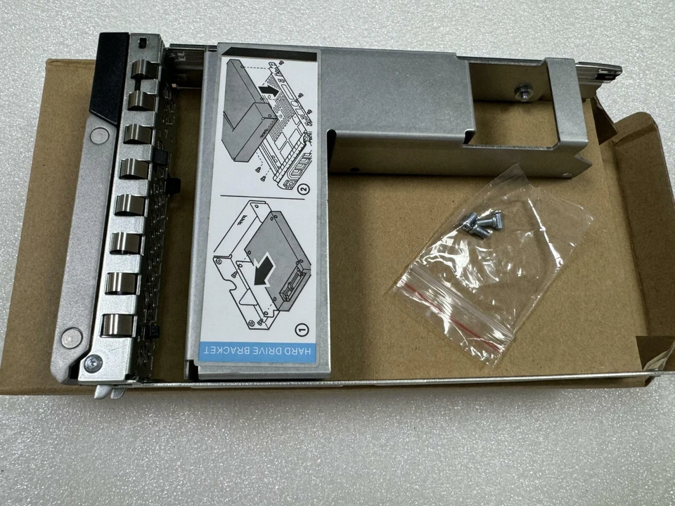 New X7K8W Y796F 3.5" Tray w/ 9W8C4 2.5"-3.5" Adapter Dell R440 R640 R740 R6415 - Image 1 of 4