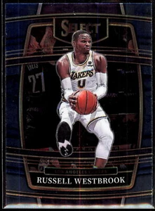 2021-22 Panini Select #54 Russell Westbrook Blue Retail Base Los Angeles Lakers - Picture 1 of 2