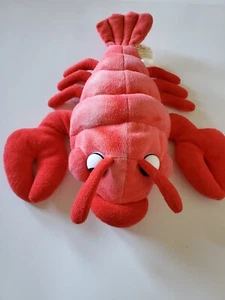 Vintage DAN DEE Jumbo Lobster 13" Red Big Lips Plush Stuffed Animal - Picture 1 of 5