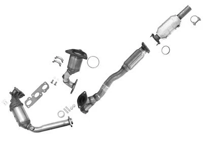 Front Upper & Rear Upper Catalytic Converters For Ford Fusion 2009-2012 3.0L - Image 1 of 4