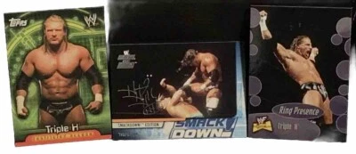 Triple H The Game King Of Kings WWF Ultimate Divas Collection WWE Raw Cards - Image 1 of 4