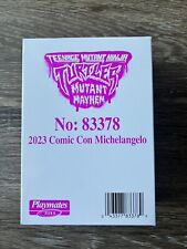 SDCC 2023 Tmnt Mutant Mayhem Michelangelo Mikey Figure Exclusive Comic Con