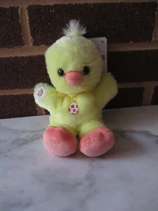 Build-A-Bear Mini Bohnen Küken 6" groß - Medaille Blumen Ei Charm Halskette - Bild 1 von 4