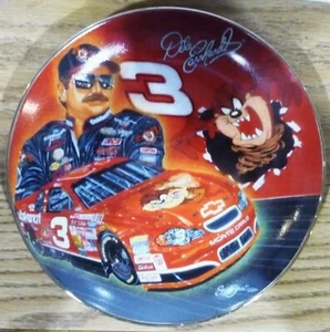 Nascar 2000 Edition Dale Earnhardt Hot Property Tasmanian Devil Plate #B1584 COA - Picture 1 of 3