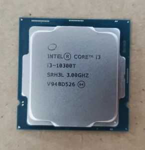 Intel Core i3-10300T SRH3L 3,0GHz 10th Gen CPU Prozessor 8mb Cache 35W 4 Kerne - Bild 1 von 2