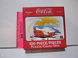 Coca-Cola, 100 Piece Puzzle Polar Bear Tan, 2004 9"X12 SEALED - Picture 1 of 3