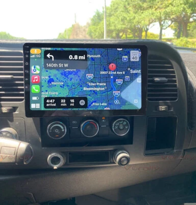 10.1" For Chevy Silverado 2007-2012 Apple Radio CarPlay Android Auto GPS WiFi - Image 1 of 4