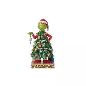 Jim Shore Grinch Dressed as a Tree Figurine 6015211 New 2024 - Picture 1 of 4