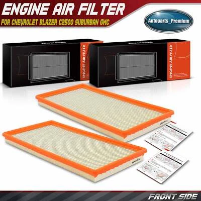 2x Engine Air Filter for Chevrolet C2500 Tahoe Suburban Express GMC Yukon Savana - Image 1 of 4