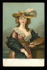 Menschen Postkarte Portrait Frau Kunstdruck Deutschland Vintage - Bild 1 von 2