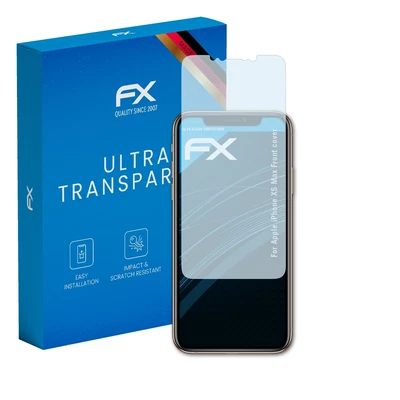 atFoliX 3x Screen Protector for Apple iPhone XS Max Front cover clear - Image 1 of 4