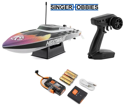 Pro Boat PRB08053T2 Recoil 2 18" Brushless Deep-V Self-Righting RTR Heatwave HH - Image 1 of 4