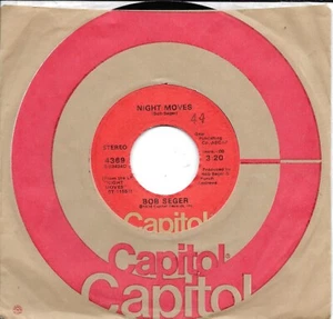 BOB SEGER  Night Moves / Ship O Fools  original 45 from 1976 - Picture 1 of 1