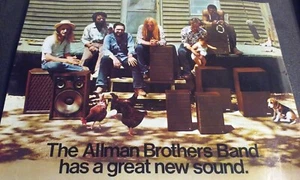 The Allman Brothers Band 1974 foto sistemas de altavoces Pioneer 8x10" anuncio impreso en color - Imagen 1 de 3