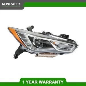 Headlight Xenon HID For 2016-2018 Infiniti QX60 Right/Passenger Side Single Lamp - Picture 1 of 12