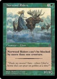 Norwood Riders - Medium Play MTG Portal Second Age - Picture 1 of 1