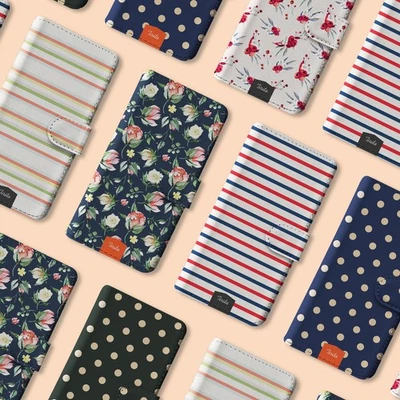 Personalised Wallet Phone Case for iPhone 16 16e 15 14 Pro Max Dot Stripe Shabby - Image 1 of 4