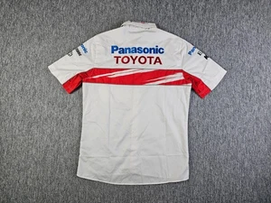 Panasonic Toyota Racing Pit Shirt  Formula F1 Size L Team Crew Denso Bridgestone - Picture 1 of 14