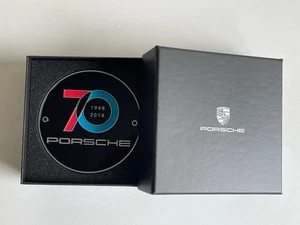 Porsche 70th Anniversary Grill Badge Car Badge 0302/1948 with Box - Picture 1 of 7