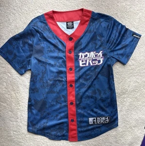 Cowboy Bebop Camo Jersey Official Atsuko Anime Bounty Hunter Sunrise Men’s Med - Picture 1 of 6