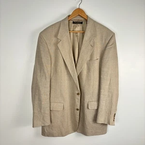 Vintage Brooks Brothers Silk Lined & Linen ?(PLEASE READ) Sport Coat Size 44L ? - Picture 1 of 7