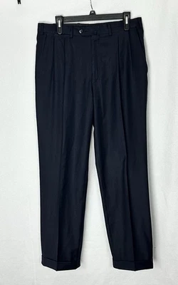 Ermenegildo Zegna Wool 5-Pocket Trouser Chino Pants  Size 34 X 29 Charcoal  Gray - Image 1 of 4