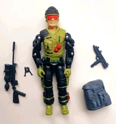 GI Joe Black Major LOWLIGHT Custom Night Force Oring Completo 3.75 1986 Estilo NF - Imagem 1 de 2