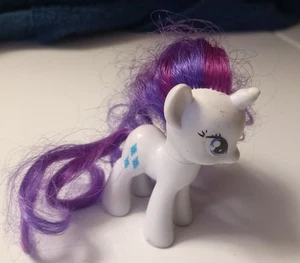 Hasbro My Little Pony MLP 3" G4 RARITÄT Blue Diamonds Brushable Toy 2010 - Bild 1 von 5