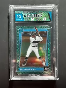 2021 Panini Donruss Optic Jazz Chisholm #58 RC Green Dragon #/88 HGA 10 - Picture 1 of 1