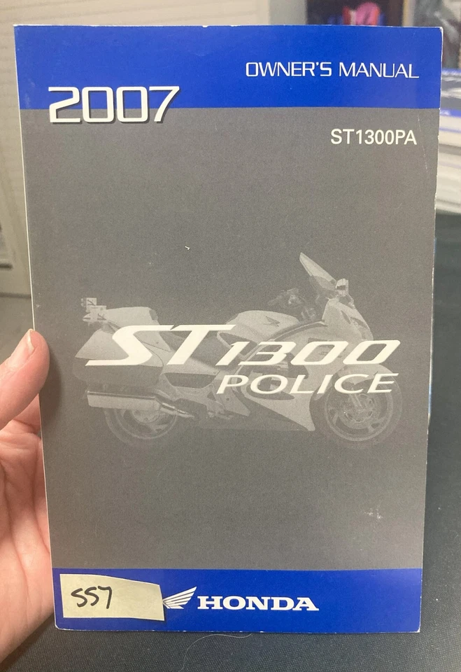 OEM HONDA 2007 ST1300 ST 1300PA Police OWNERS MANUAL - Image 1 of 1