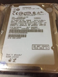 HITACHI 250 GB HDD Disco Rigido interno 5400 RPM C5K500.B-250 HTS545025B9A300 - Foto 1 di 1