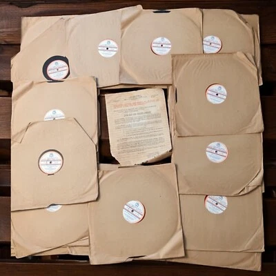 US ARMED FORCES INSTITUTE SPOKEN FRENCH 78 RPM RECORDS 1930s / 50s Language Tool - Image 1 of 4