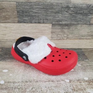 Crocs Classic Lined Santa Kinder Clog Gr. 1 J1 Round Toe Slipper Slingback Schuhe - Bild 1 von 12