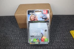 Memorex Mini DVD-R 5 Pack Disc Recordable 30 Minute 1.4 GB - Picture 1 of 12