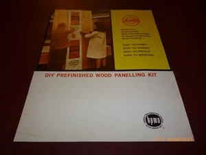 JONES VENEER & PLYWOOD EUGENE OREGON USA PREFINISHED PANELLLING LEAFLET/PAMPHLET - Picture 1 of 10
