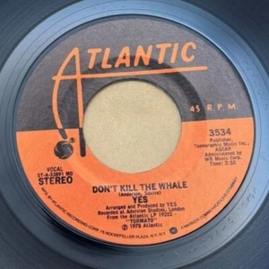Yes Dont Kill the Whale / Release Release 45 Vinyl 70s Prog Rock Atlantic 3534 - Picture 1 of 6